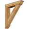 Ekena Millwork Traditional Traditional Rough Sawn Bracket w/ Offset Brace, Western Red Cedar, 8"W x 38"D x 44"H BKT0806X38X44TRA01RWR - alternate 1